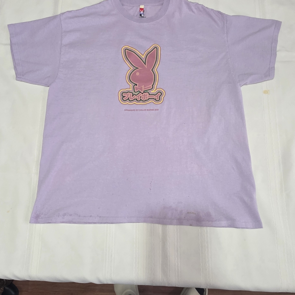 Play Boy Purple  Shirt with Bunny Design